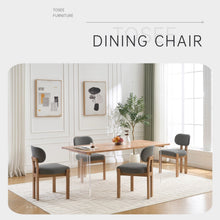 Load image into Gallery viewer, Dining Chairs With Ergonomic Backrest And Adjustable Feet (Set of 2)