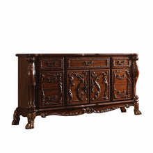 Load image into Gallery viewer, Wood Poly Resin Dresserserver - Cherry Oak