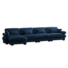 Load image into Gallery viewer, Super Comfort Oversized Modular Sectional Sofa With Movable Ottoman
