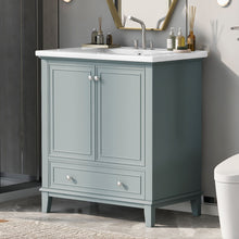 Load image into Gallery viewer, Modern Bathroom Vanity With Sink Combo, Doors And Drawer
