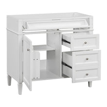 Load image into Gallery viewer, Bathroom Vanity With 2 Drawers And Tip-Out Drawer, Storage Cabinet