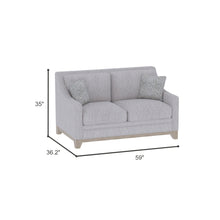 Load image into Gallery viewer, Loveseat With Casual Accent - Gray