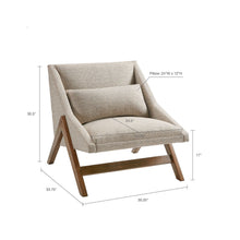Load image into Gallery viewer, Chair With Removable Pillow - Brown