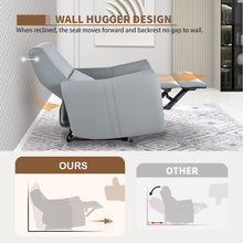 Load image into Gallery viewer, Wall Hugger Power Recliner Chair With USB Port (Type-C)
