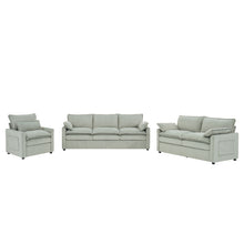 Load image into Gallery viewer, Modern Sofa Set With Double Layer Cushion And Side Storage Pockets