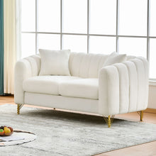 Load image into Gallery viewer, Loveseat Sofa For Living Room And Bedroom - Beige