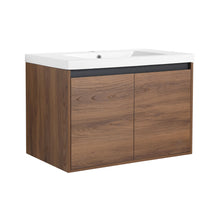 Load image into Gallery viewer, Bathroom Vanity Set With Resin Countertop Sink And 2 Doors, Engineered Wood