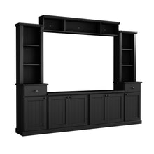 Load image into Gallery viewer, Minimalist Entertainment Wall Unit Set With Bridge For TVs Up To 75"