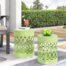 Load image into Gallery viewer, Outdoor Metal S/2 End Table