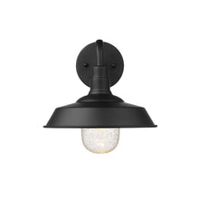 Load image into Gallery viewer, Shallow Plate Shape Wall Light - Matte Black