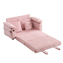 Load image into Gallery viewer, Upholstered Futon Convertible Floor Sofa Bed