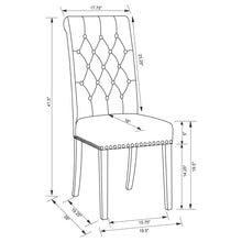 Load image into Gallery viewer, Tufted Rolled Backrest Side Chairs (Set of 2)