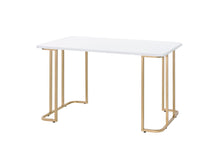 Load image into Gallery viewer, Estie - Writing Desk - White / Gold
