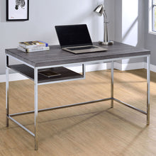 Load image into Gallery viewer, Rectangular Writing Desk, Compact Size For Home Office - Gray