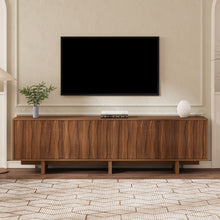 Load image into Gallery viewer, Retro Style TV Stand With Wavy Door