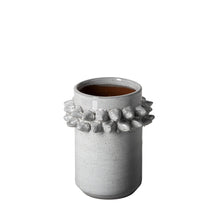 Load image into Gallery viewer, Abstract Cylinder Spikey Table Vase - Gray