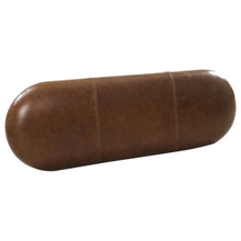 Load image into Gallery viewer, 48" Brown Genuine Leather and Solid Wood Upholstered Bench