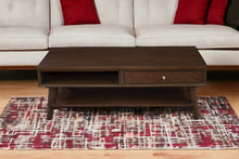 Load image into Gallery viewer, Solid And Manufactured Wood Coffee Table With Drawer - Brown