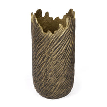 Load image into Gallery viewer, Abstract Table Vase (530277) - Gold