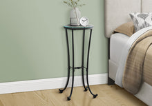 Load image into Gallery viewer, Accent Side Table, Plant Stand, Round, Contemporary & Modern - Black