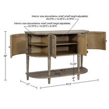 Load image into Gallery viewer, Bedford - Accent Cabinet With Lower Shelf - Natural