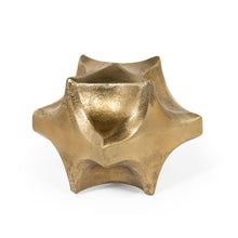 Load image into Gallery viewer, Faceted Orb Tabletop Sculpture (574086) - Gold