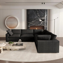 Load image into Gallery viewer, Blend Modular L Shaped Five Piece Corner Sectional - Black