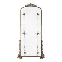 Load image into Gallery viewer, Antique Arched Mirror With Metal Frame, Full Length Mirror For Living Room Bathroom Entryway - Gold