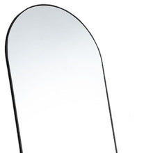 Load image into Gallery viewer, 63" Metal Arch Freestanding And Wall Mount Framed Full Length Mirror - Black