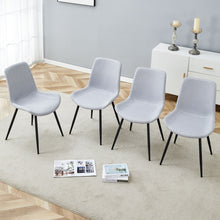 Load image into Gallery viewer, Modern Medieval Style Restaurant Cushioned Chairs With Suede Backrests