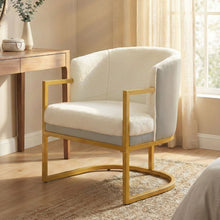 Load image into Gallery viewer, Upholstered Reading Accent Armchair For Living Room