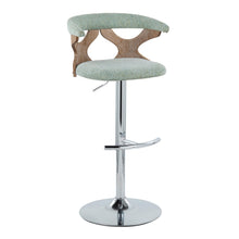 Load image into Gallery viewer, Gardenia - Contemporary Adjustable Barstool With Swivel / Rounded T Footrest (Set of 2)