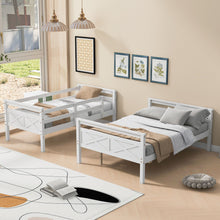 Load image into Gallery viewer, Bunk Bed With Ladder And Safety Guardrail