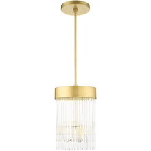 Load image into Gallery viewer, 24" Three Light Dimmable Chandelier With Shades - Gold