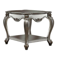 Load image into Gallery viewer, Solid Wood End Table With Shelf - Gray