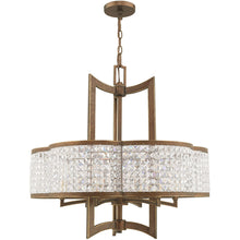 Load image into Gallery viewer, 26'' Six Light Dimmable Chandelier With Shades - Bronze