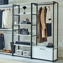 Load image into Gallery viewer, Fiona - Freestanding Walk-In Closet System - White
