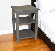 Load image into Gallery viewer, 28" Solid Wood Nightstand - Gray