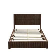 Load image into Gallery viewer, Platform Bed Frame With Headboard, Floor Standing Design