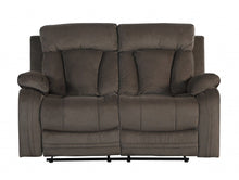 Load image into Gallery viewer, Modern Fabric Loveseat - Brown