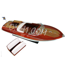 Load image into Gallery viewer, Hand Painted Model Boat (624216) - Dark Brown / Light Brown