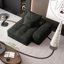 Load image into Gallery viewer, Modern Oversized Modular Sectional Sofa, Sparkling Fabric Soft Cushion Sofa With 2 Pillows