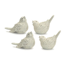 Load image into Gallery viewer, Bird Figurines (Set of 4) - Ivory