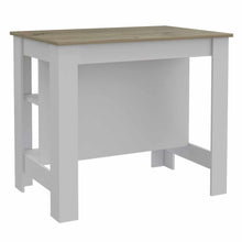 Load image into Gallery viewer, 41" Island For Kitchen With Storage - Brown / White
