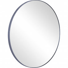 Load image into Gallery viewer, 32" Round Metal Framed Accent Mirror - Black