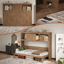 Load image into Gallery viewer, Murphy Bed With Charging Station And Drawer
