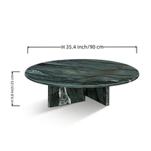 Load image into Gallery viewer, Diamond - Marble Coffee Table, Living Room Centerpiece, Genuine Stone - Green