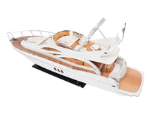 Load image into Gallery viewer, Hand Painted Model Boat - White / Light Brown