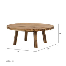 Load image into Gallery viewer, Round Table, Durable Solid Wood