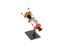 Load image into Gallery viewer, Hand Painted Model Airplane Tabletop Sculpture - Silver / Black